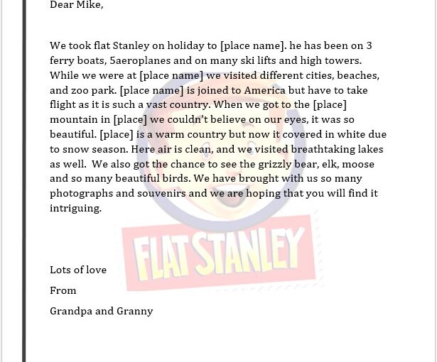 Flat Stanley Letter 01...