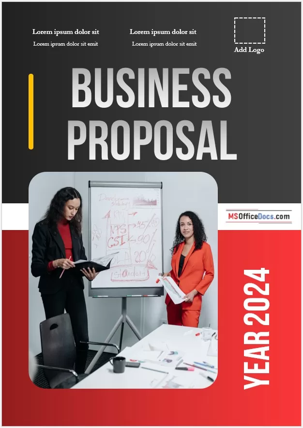 Editable business proposal Word file