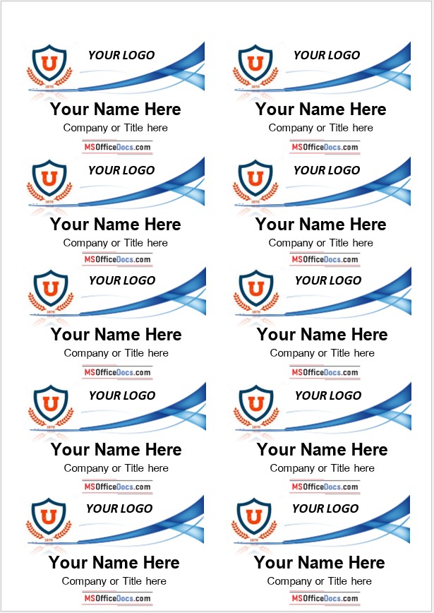 Name Tag Design for Business